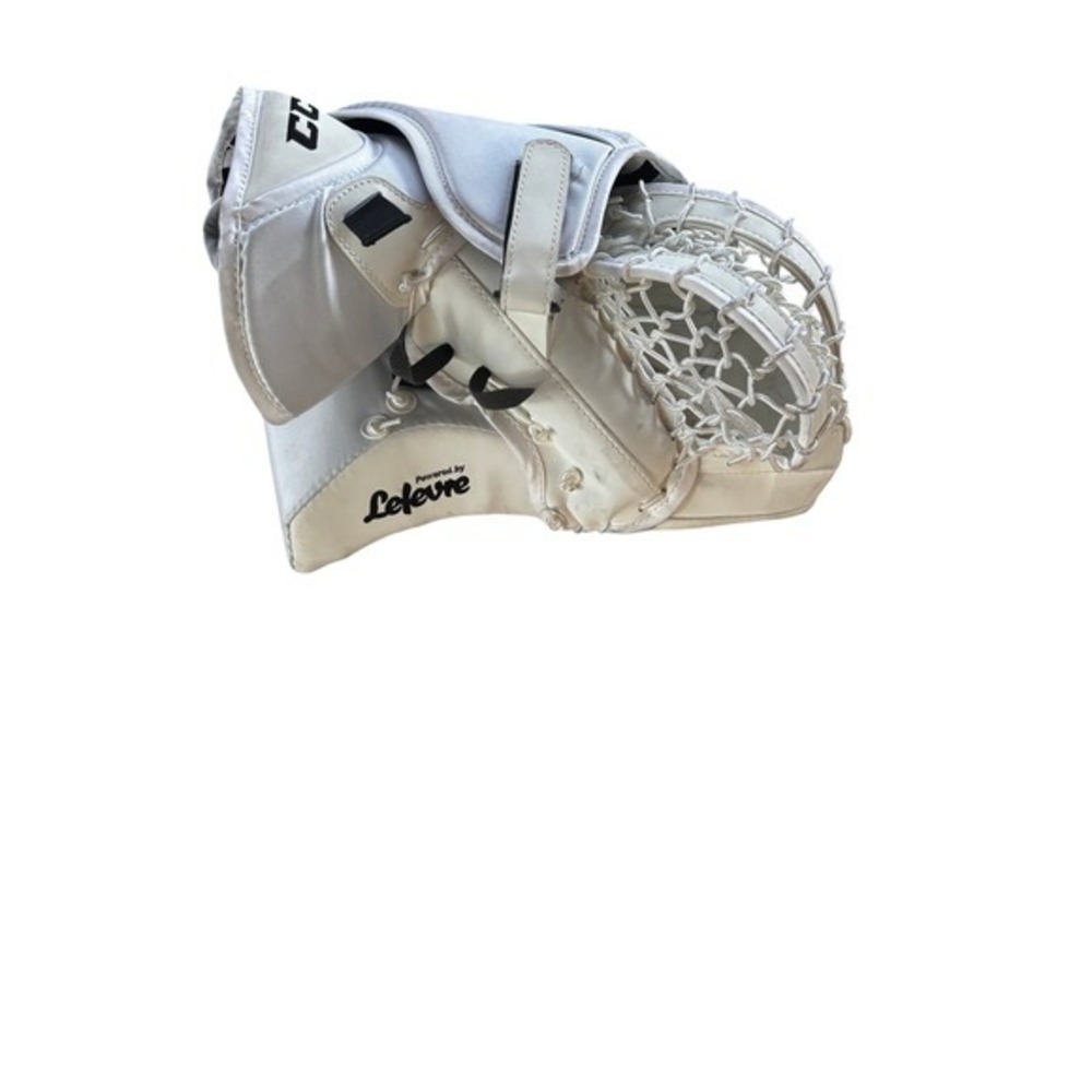 CCM Goalie Glove Lefevre P2.9 Intermediate Ice Hockey Catching Glove White